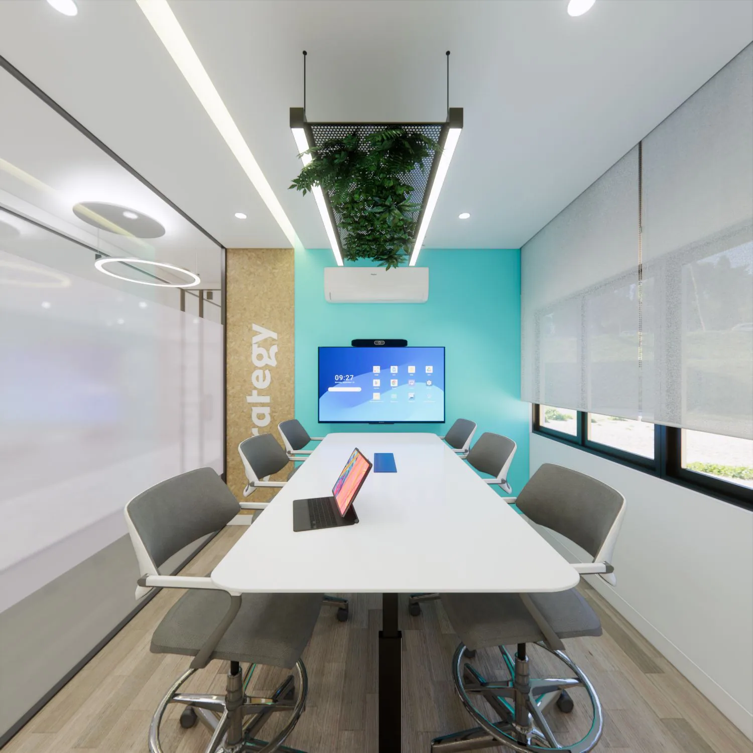 STL Trustees: meeting room, architectural visualisation by Outtabox.