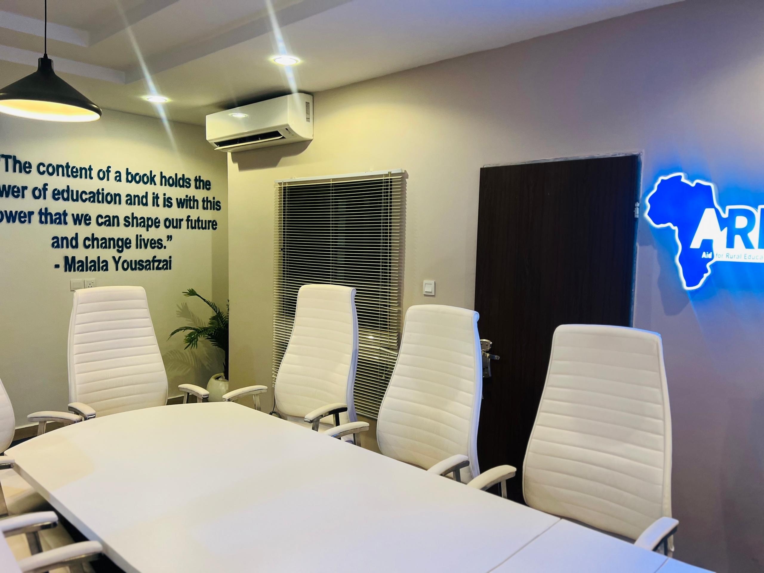 Modern coworking space in Abuja with high-speed internet and private offices